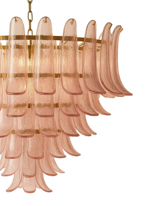 Blush Verde Aura Chandelier