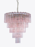 Forma 5-Layer Blush Glass Chandelier