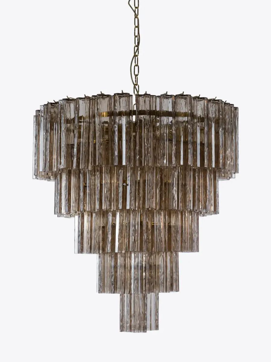 Smoke Forma 5-layer Chandelier