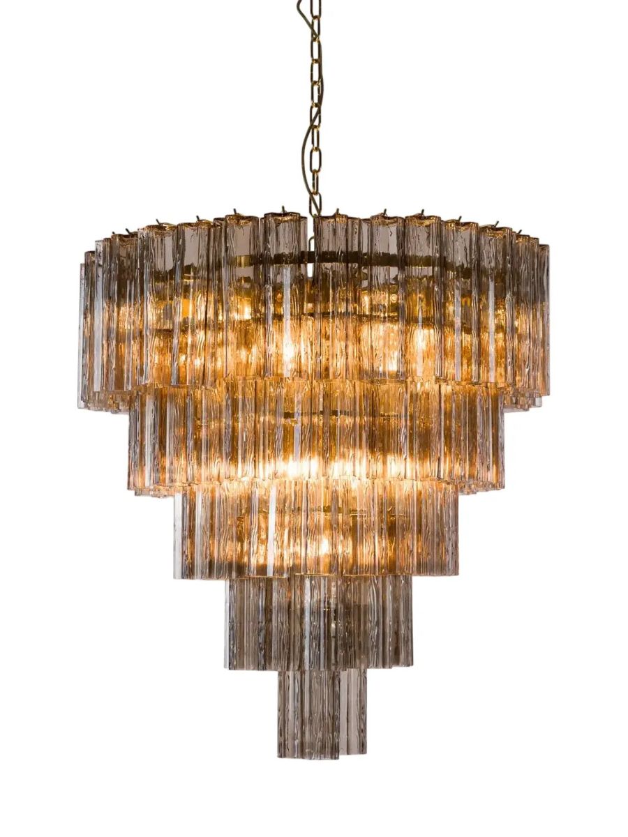 Smoke Forma 5-layer Chandelier