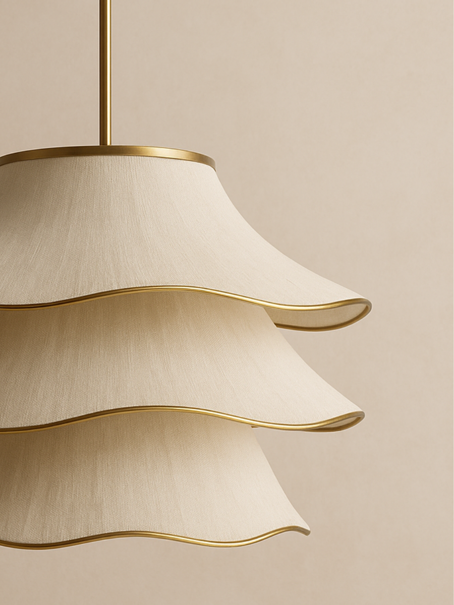 Lumière Linen Chandelier