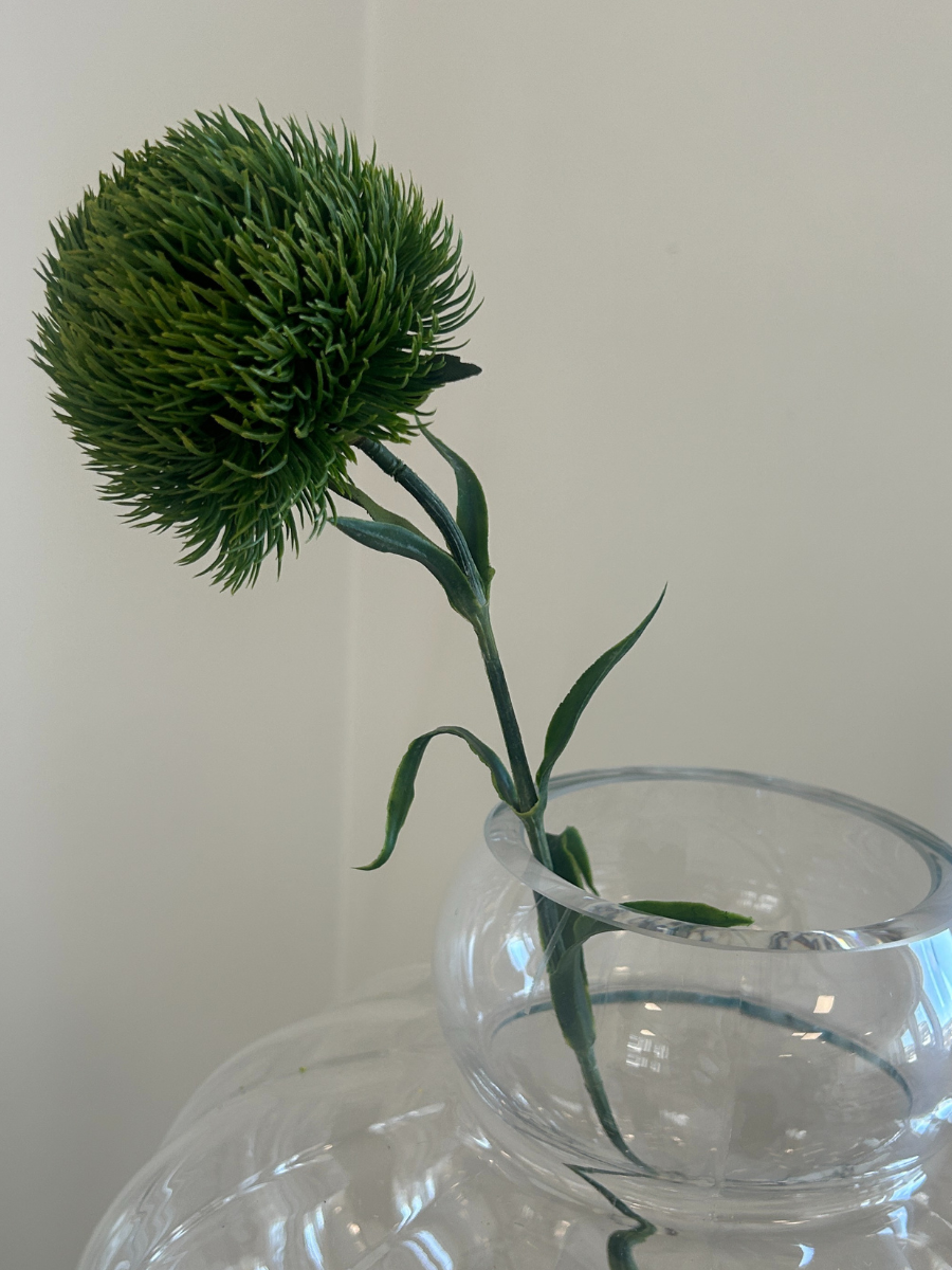Green Ball Dianthus artificial flower by Noomi Studio