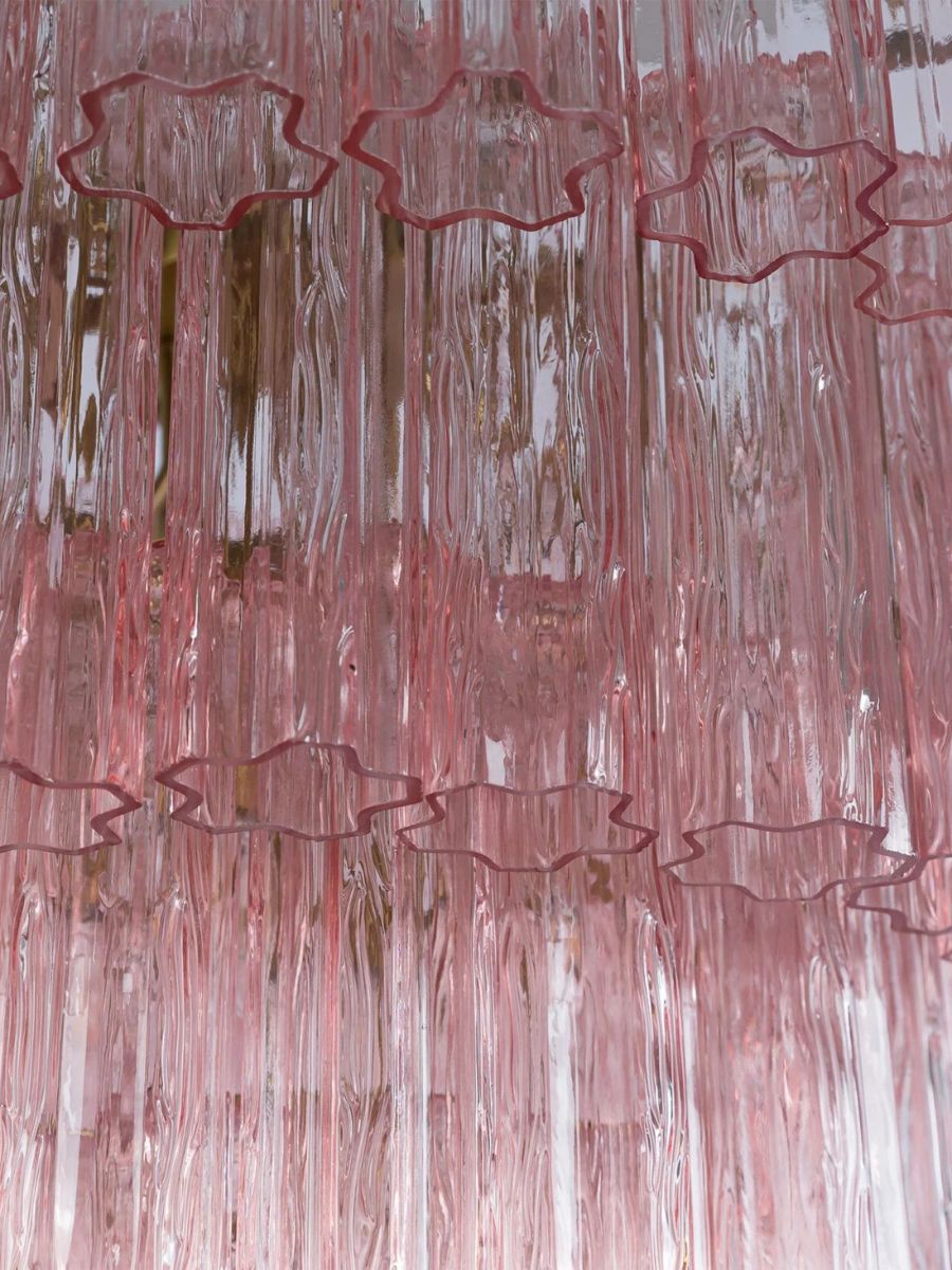Forma 5-Layer Blush Glass Chandelier