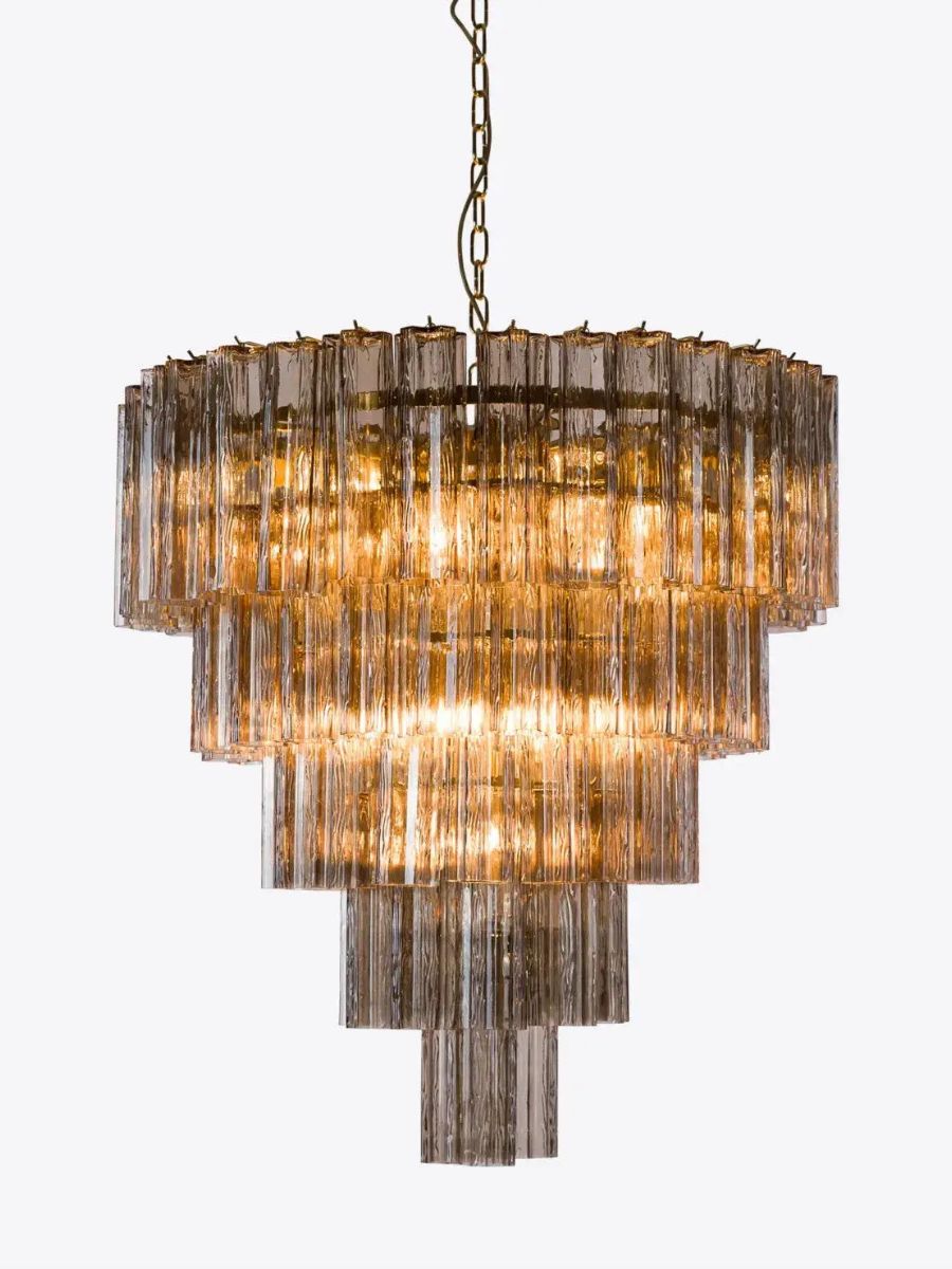 Smoke Forma 5-layer Chandelier