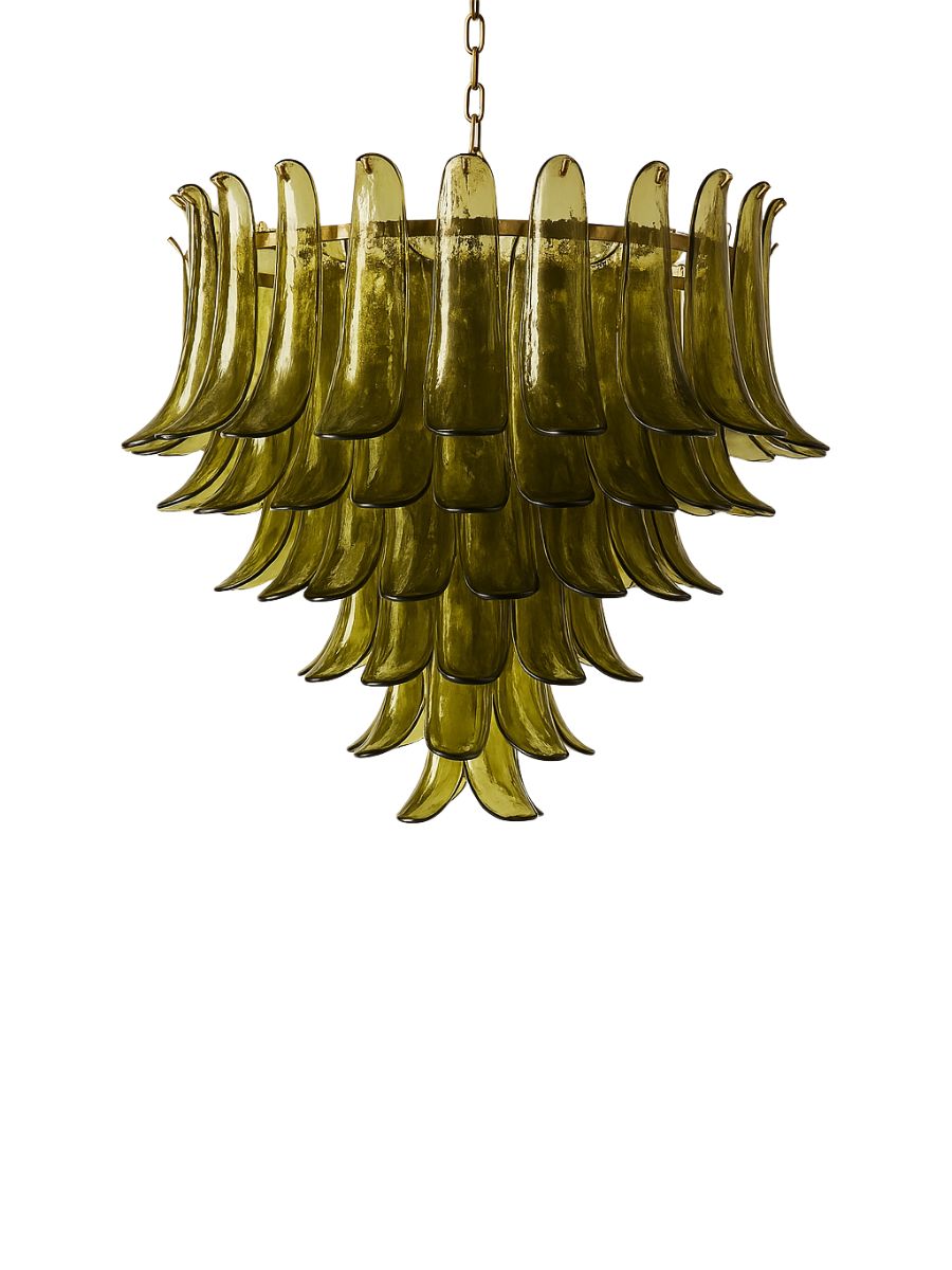 Olive Verde Aura Lysekrone