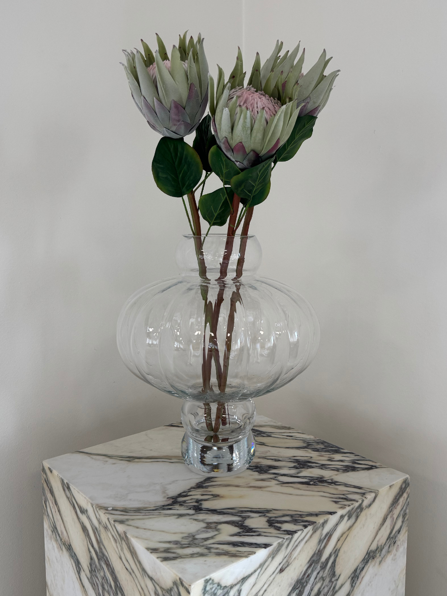 Sage Lotus Protea Bouquet