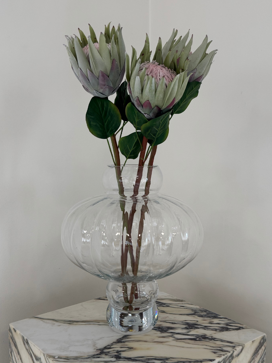 Sage Lotus Protea Bouquet
