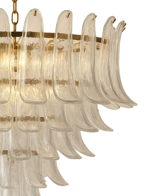 Clear Verde Aura Chandelier