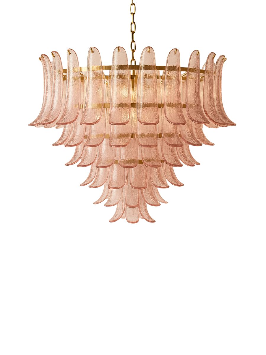Blush Verde Aura Chandelier