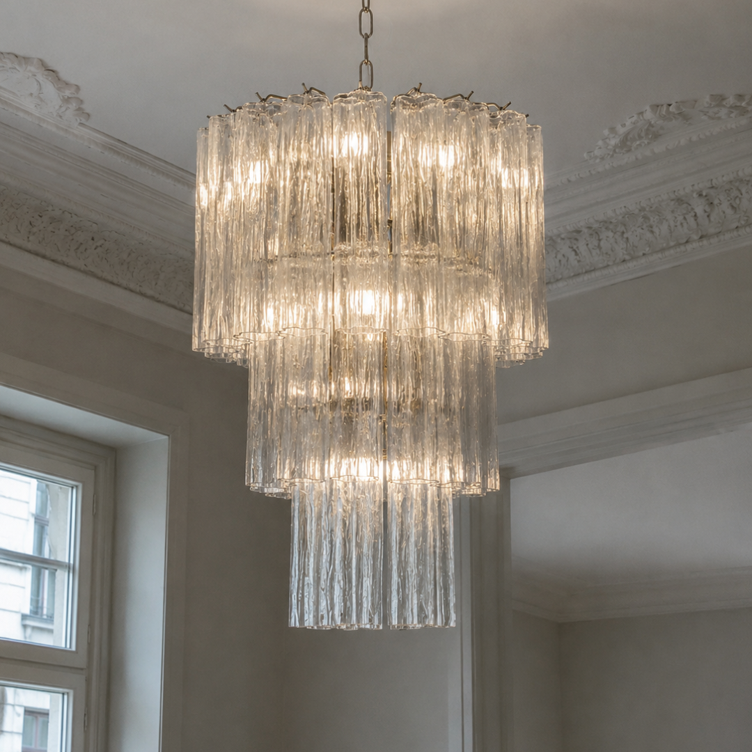 Clear Forma 52 Chandelier