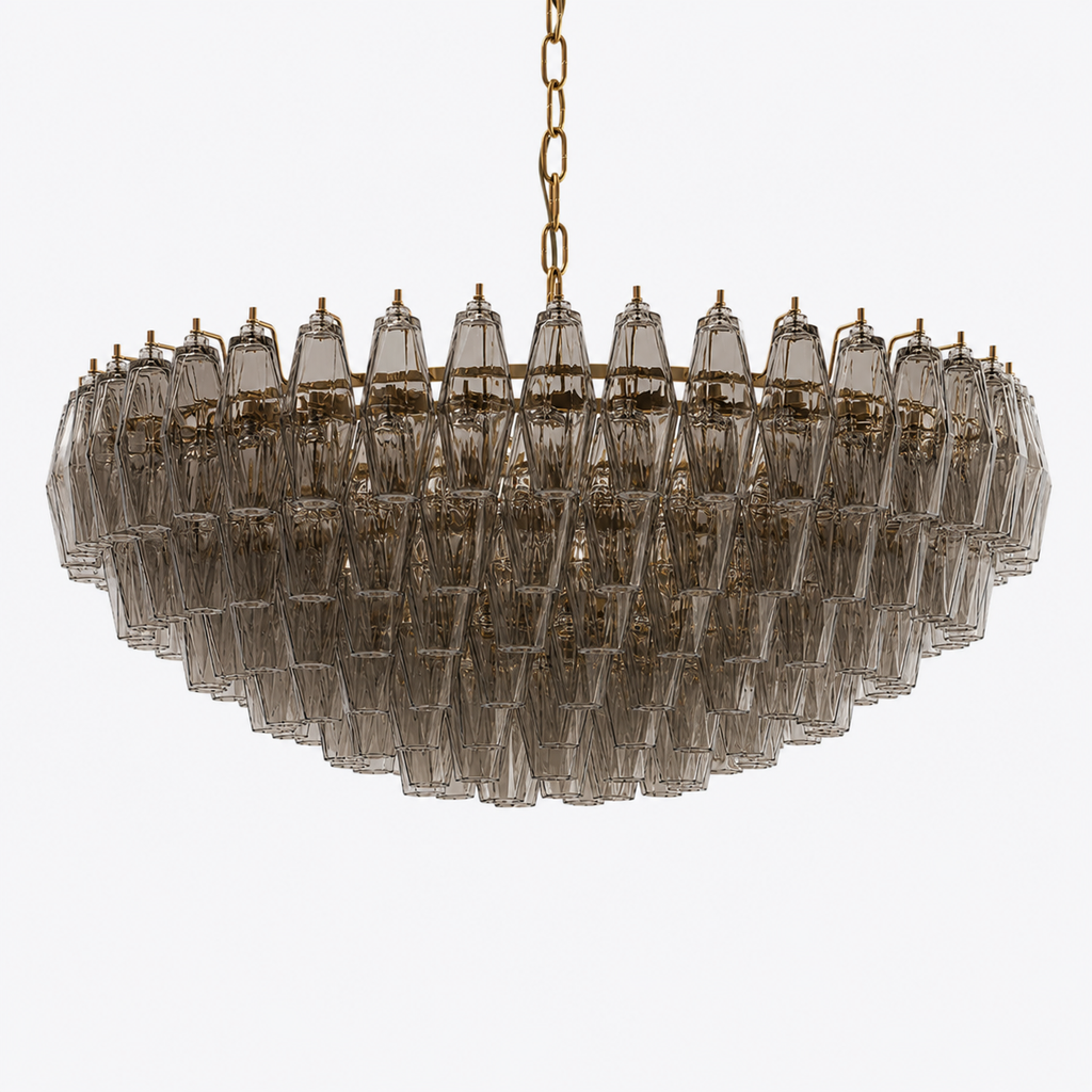 Fiorella Fume Grande Chandelier
