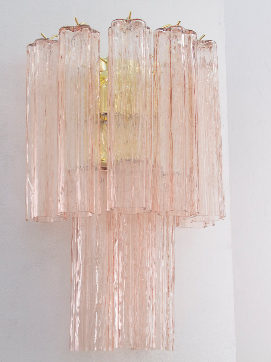 Murano Cipria Tronchi Wall Sconces – Set of 2