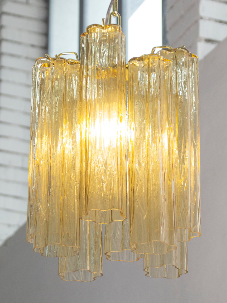 Murano Pagliesco Tronchi Chandelier Ø28