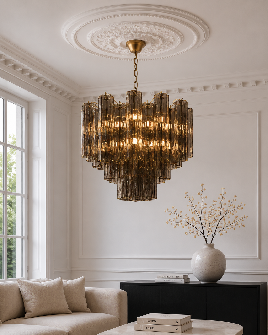 Smoke Forma 36 Chandelier