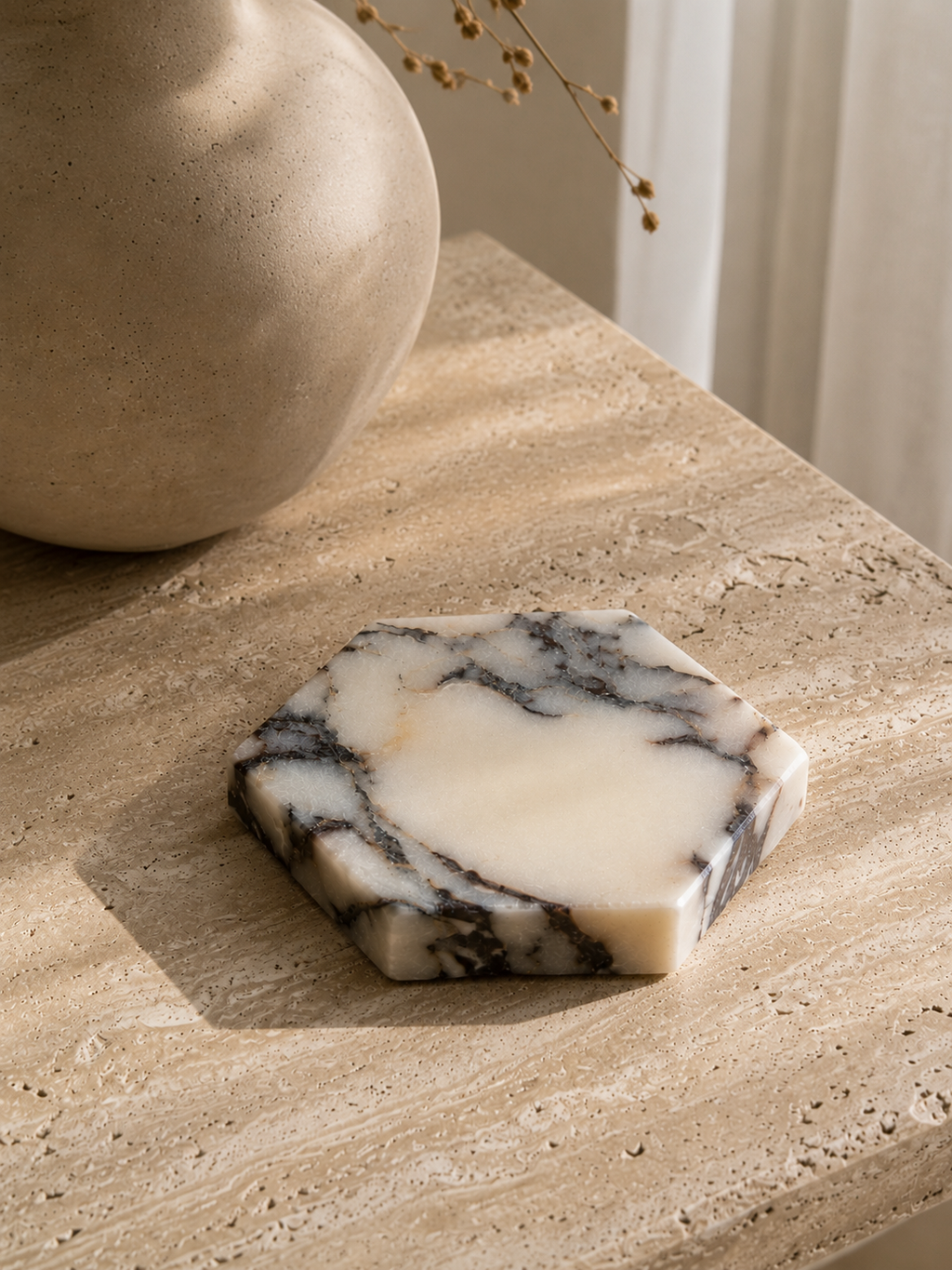 Amarante Hexagon Coasters