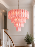 Pink Alabaster Forma 78 Chandelier