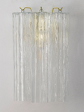 Murano Clear Tronchi Wall Sconces – Set of 2
