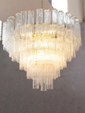 Murano Tronchi Chandelier Ø105 – Crystal Glass