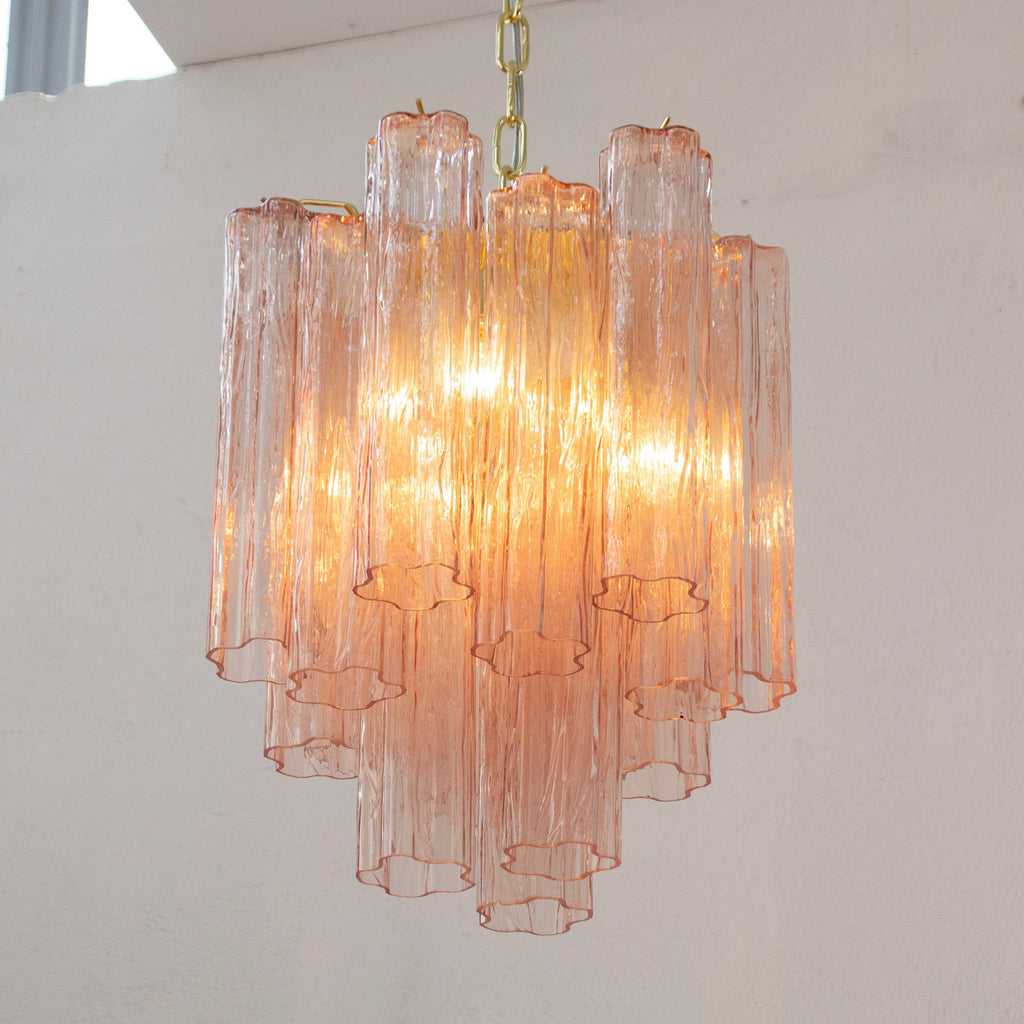 Murano Cipria Tronchi Chandelier Ø36 – 15 Tubes