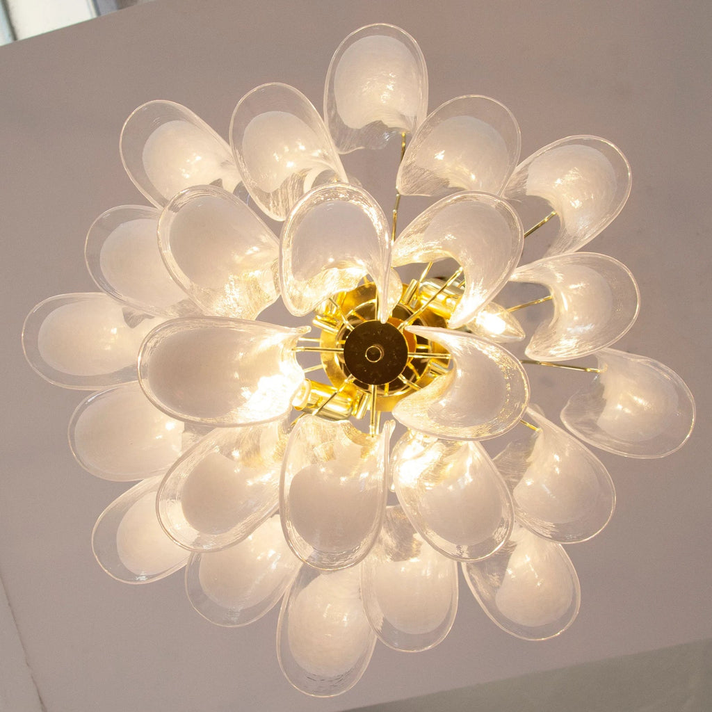 Murano Clear Petali Chandelier Ø57