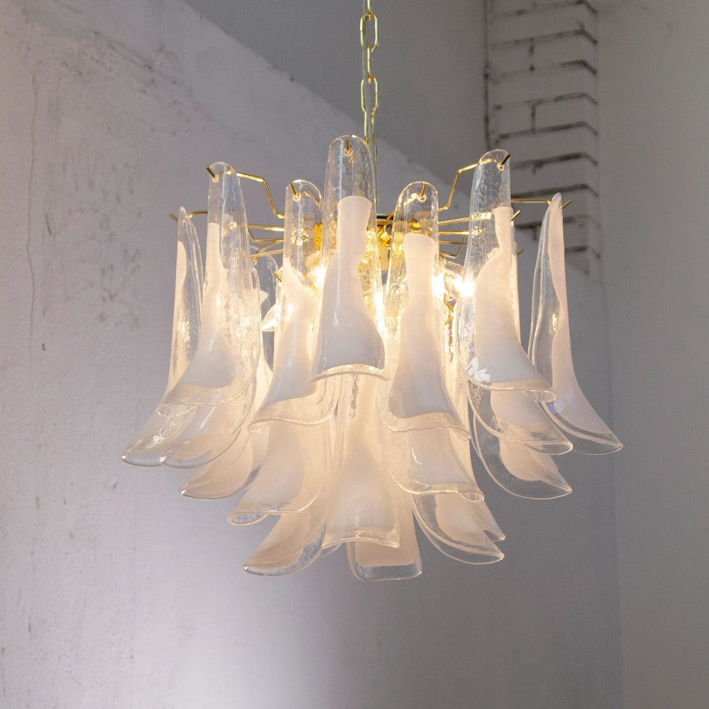 Murano Clear Petali Chandelier Ø57