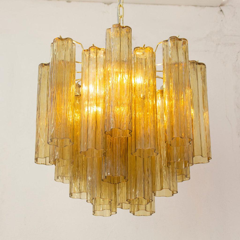 Murano Pagliesco Tronchi Chandelier Ø53 - 24 Tubes