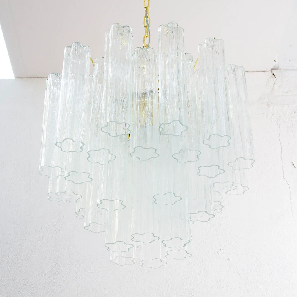 Murano Clear Tronchi Chandelier Ø58 - 36 Tubes