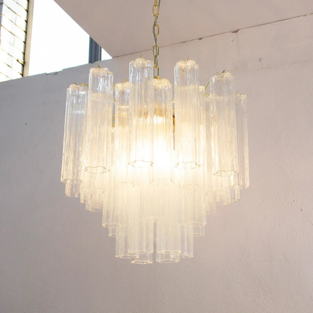 Murano Clear Tronchi Chandelier Ø58 - 36 Tubes