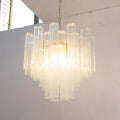 Murano Clear Tronchi Chandelier Ø58 - 36 Tubes