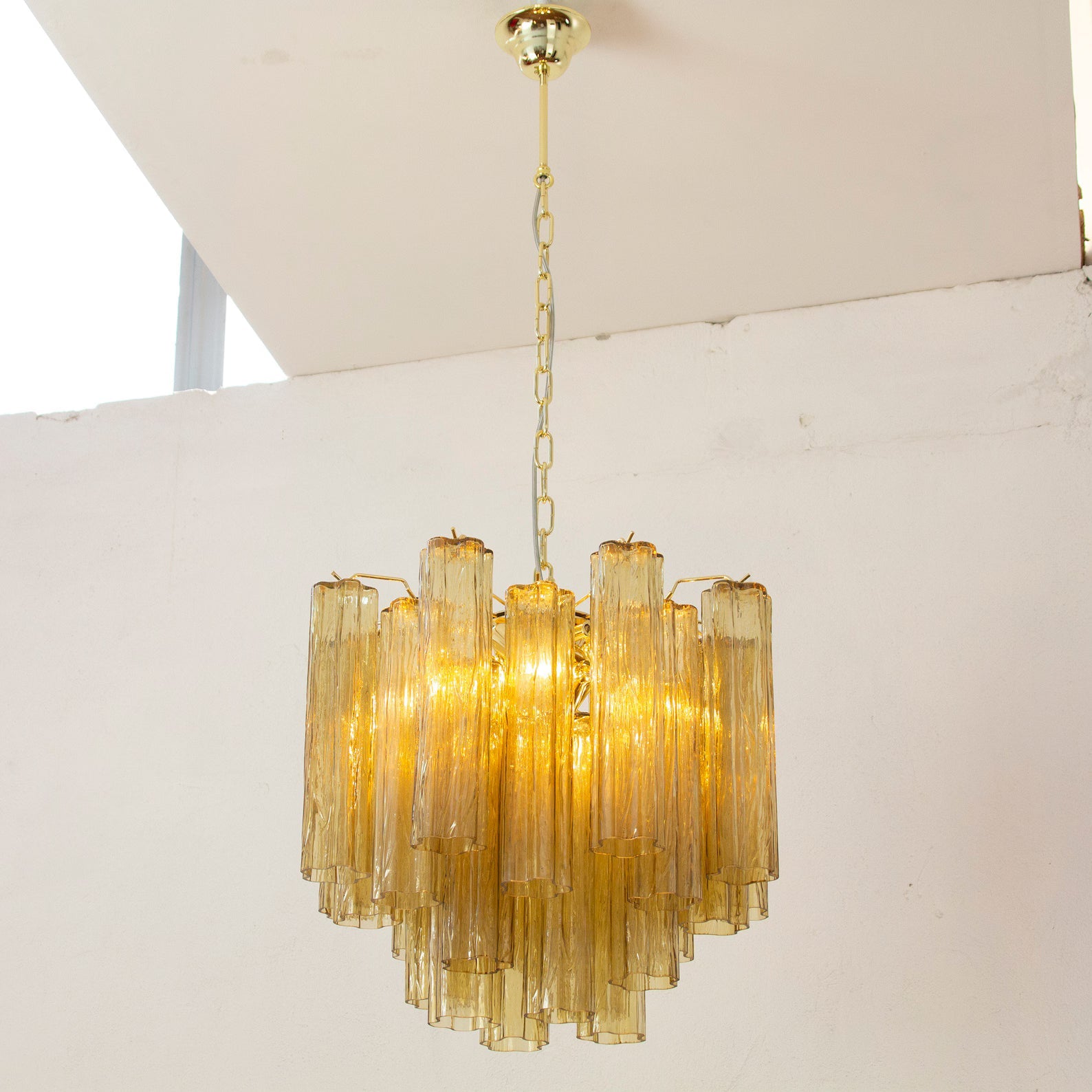 Murano Pagliesco Tronchi Chandelier Ø53 - 24 Tubes