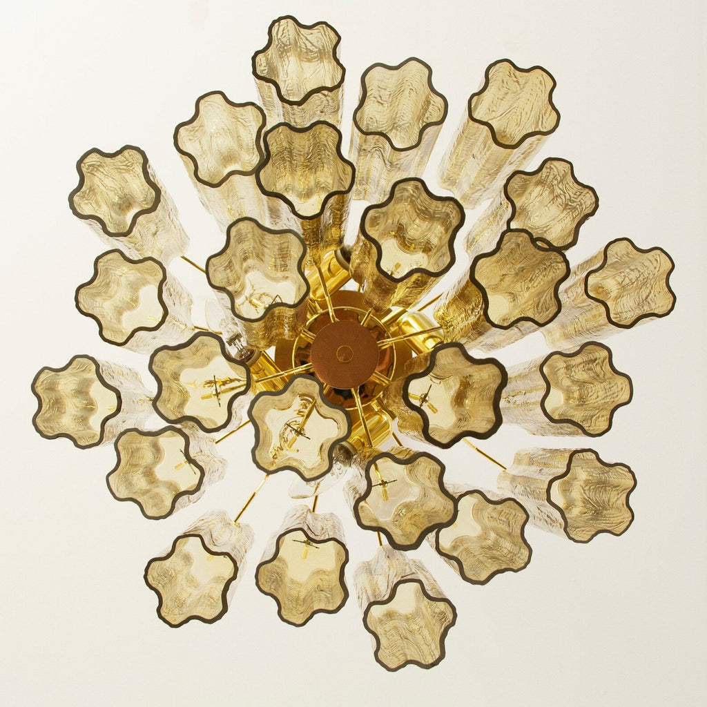 Murano Pagliesco Tronchi Chandelier Ø53 - 24 Tubes