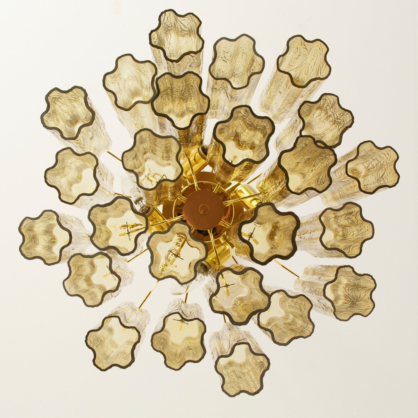 Murano Pagliesco Tronchi Chandelier Ø53 - 24 Tubes
