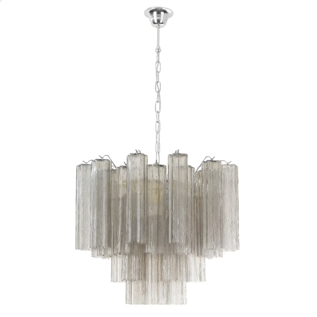 Murano Grigio Tronchi Chandelier Ø58 – 36 Tubes