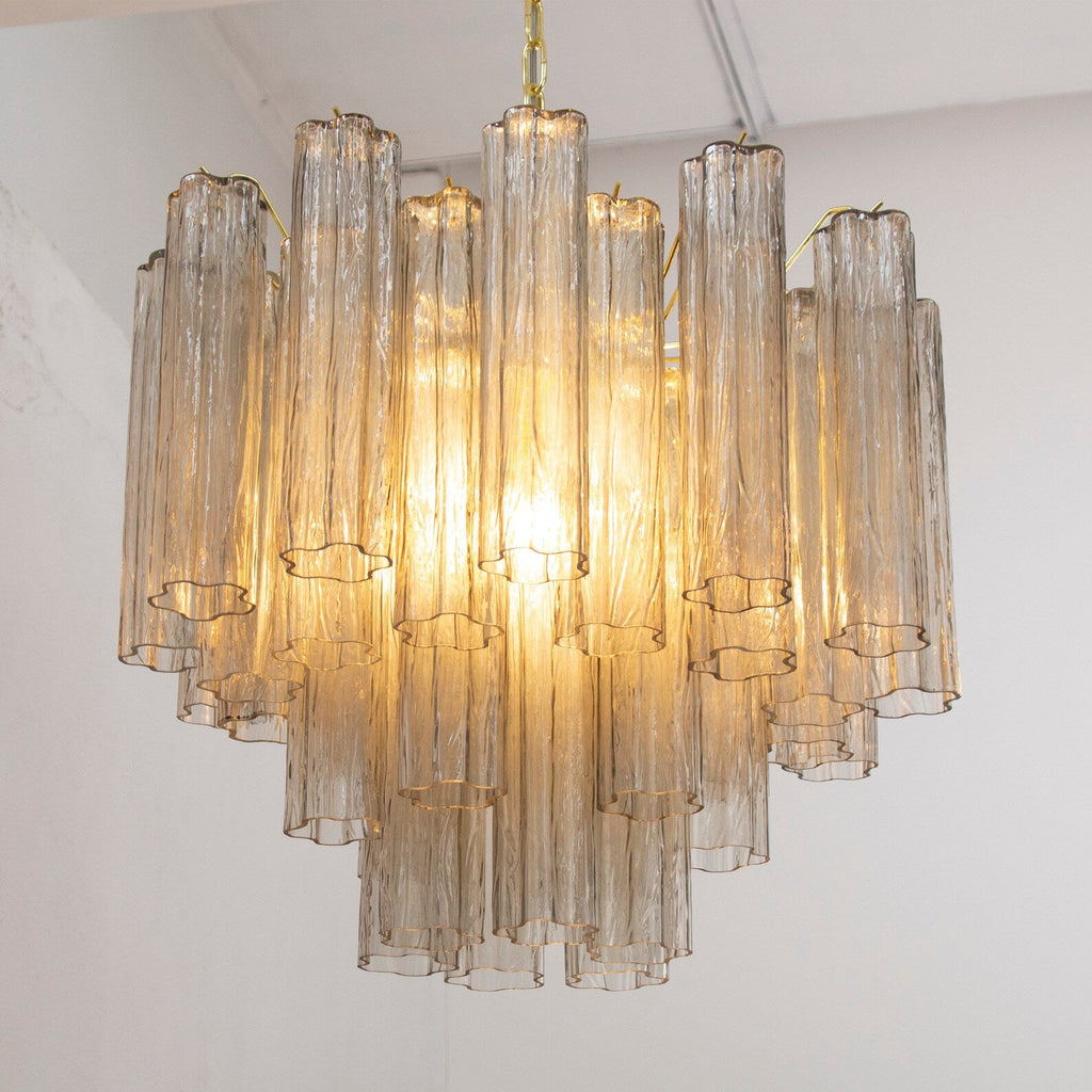 Murano Grigio Tronchi Chandelier Ø58 – 36 Tubes