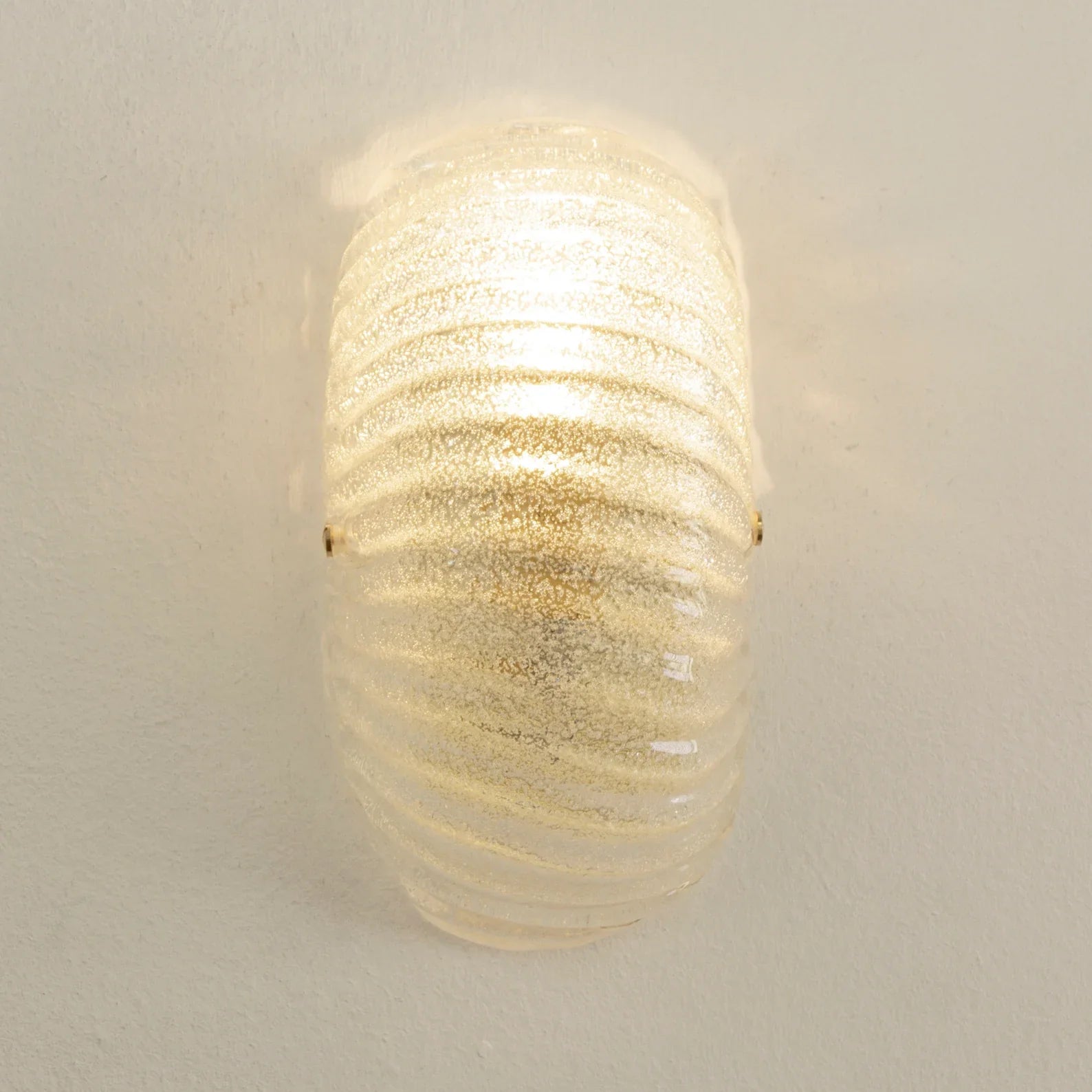 Murano Clear Glass Wall Sconce – Set of 2