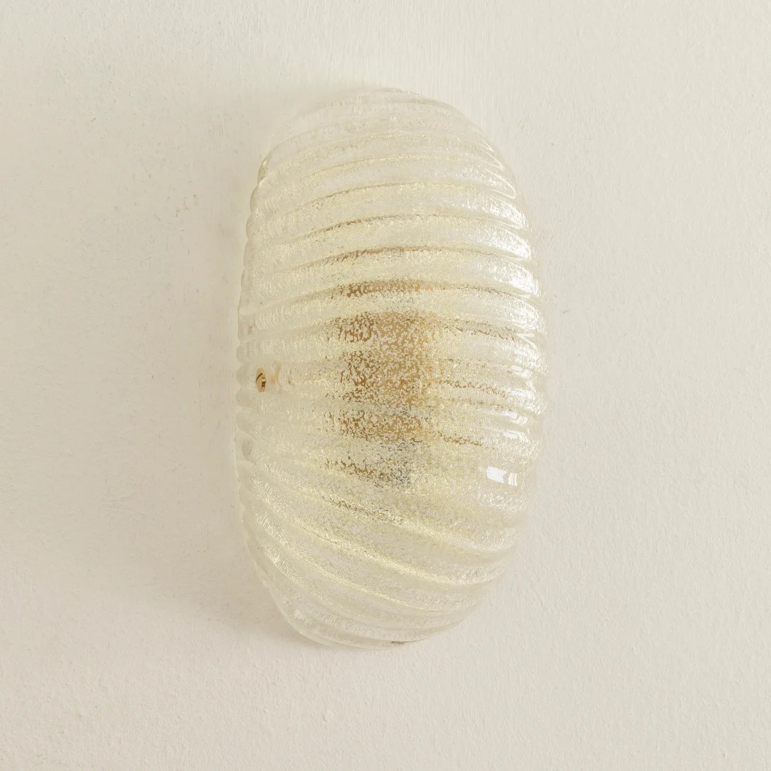 Murano Clear Glass Wall Sconce – Set of 2