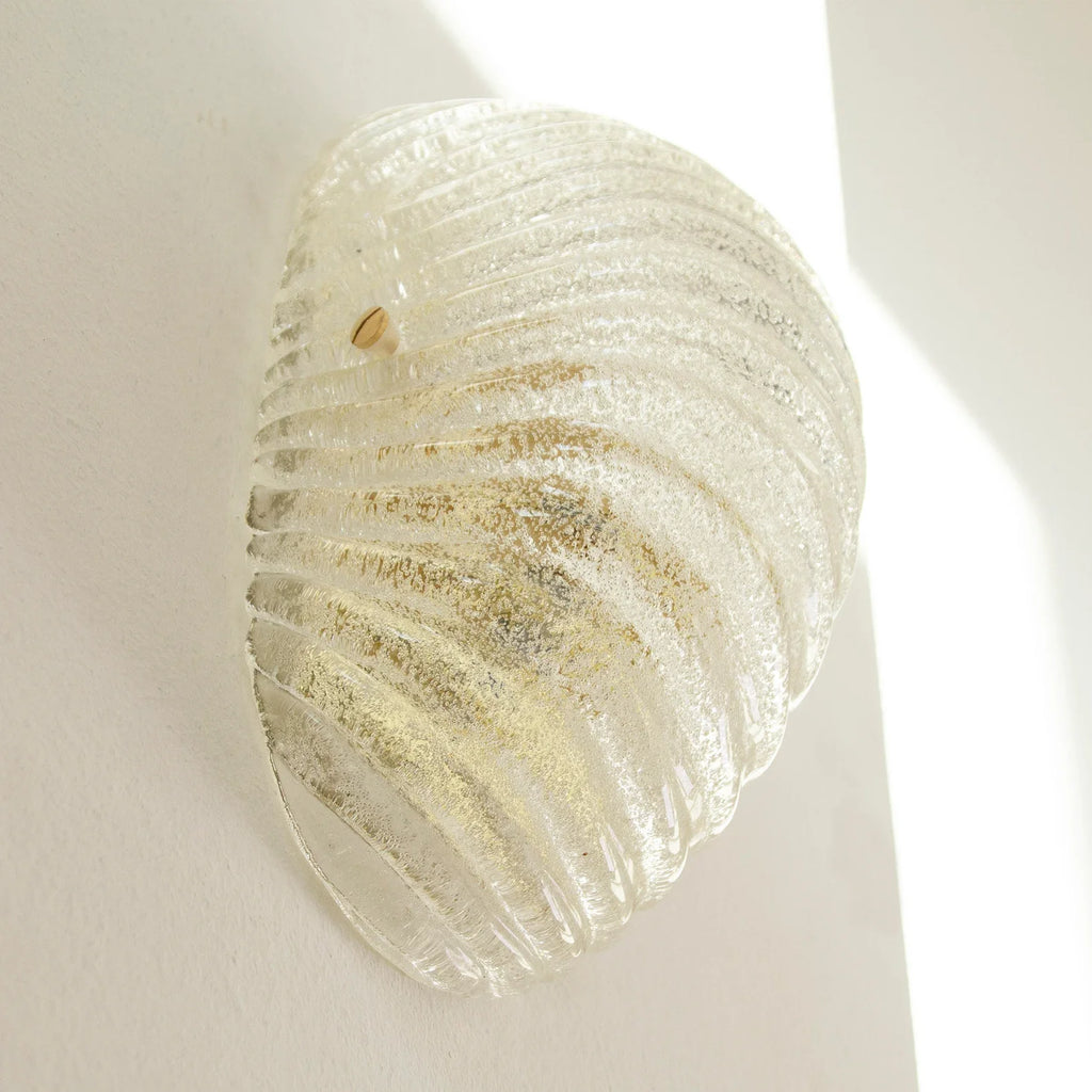Murano Clear Glass Wall Sconce – Set of 2