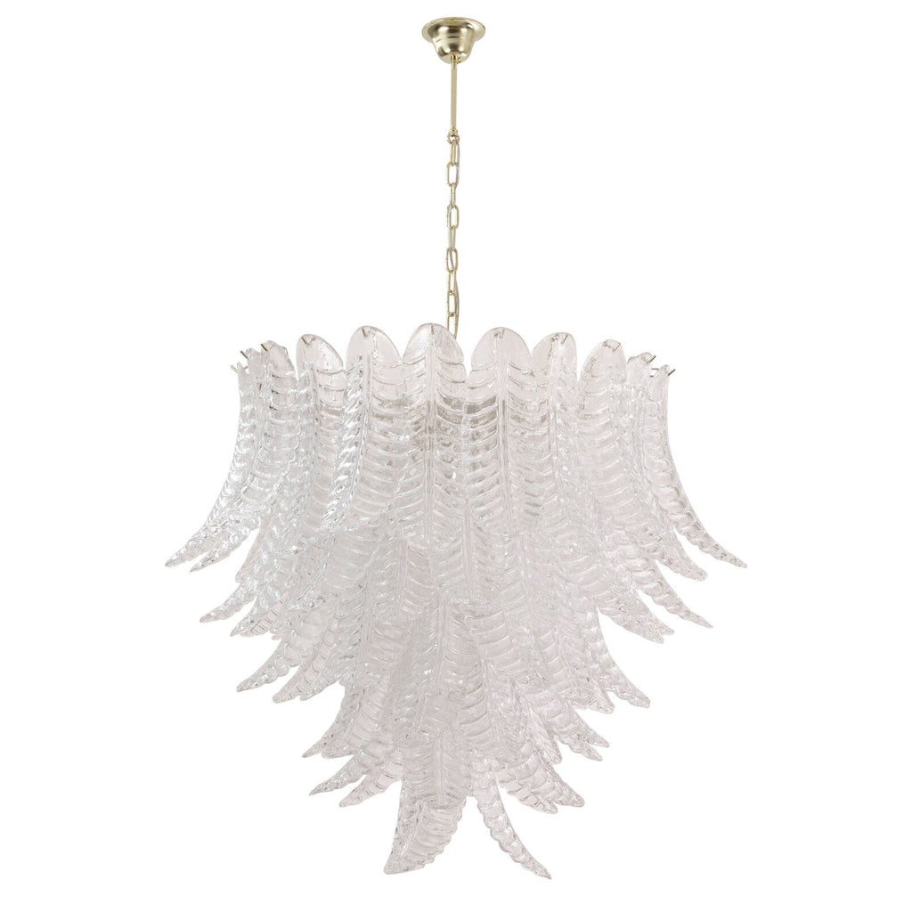 Murano Foglie Chandelier Ø95 – Crystal