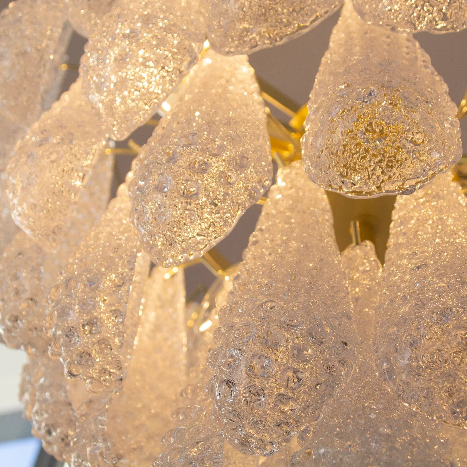 Murano Clear Drop Chandelier Ø60 - 52 Drop