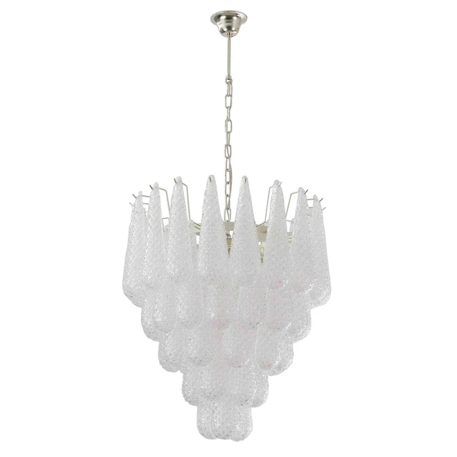 Murano Clear Drop Chandelier Ø60 - 52 Drop