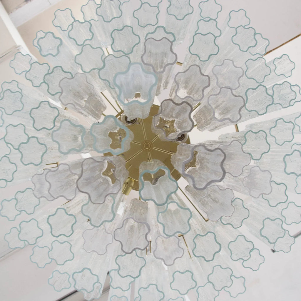 Murano Tronchi Chandelier Ø105 – Crystal Glass