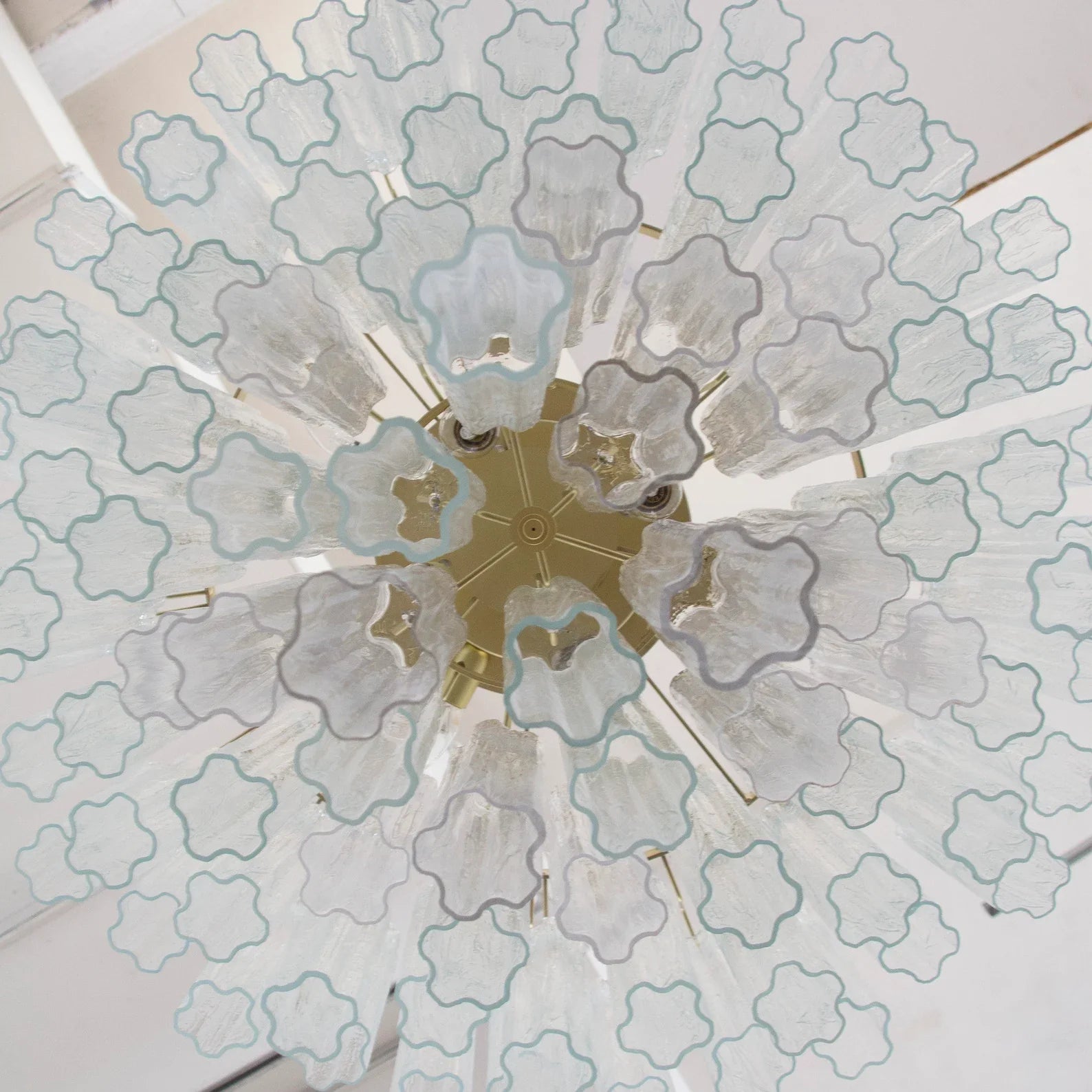 Murano Tronchi Chandelier Ø105 – Crystal Glass