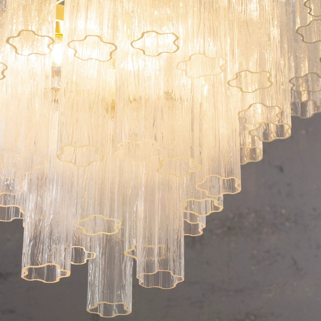 Murano Tronchi Chandelier Ø105 – Crystal Glass