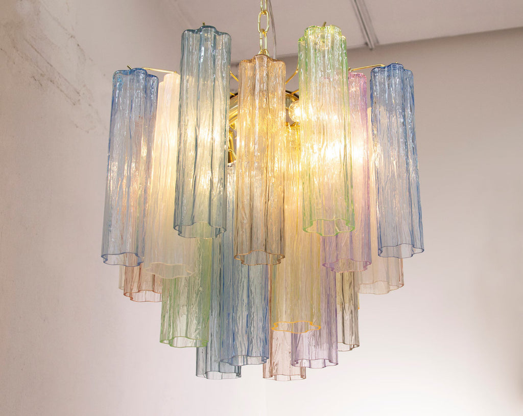 Murano Multicolor Tronchi Chandelier Ø53 - 24 Tubes