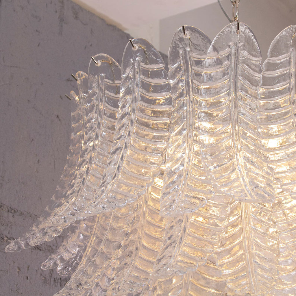 Murano Foglie Chandelier Ø95 – Crystal