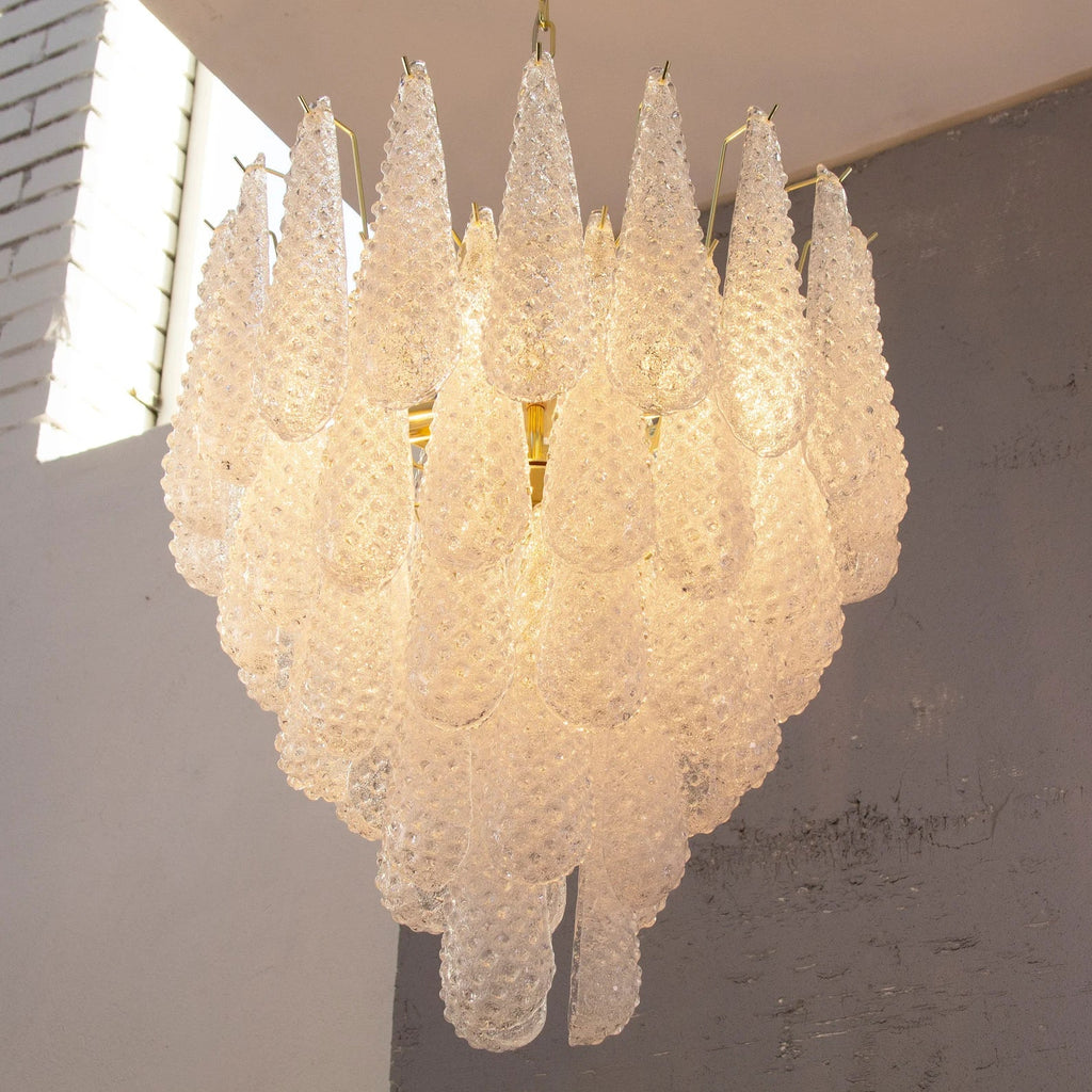 Murano Clear Drop Chandelier Ø60 - 52 Drop