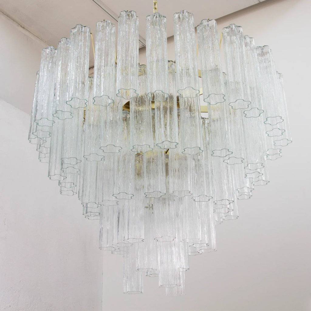 Murano Tronchi Chandelier Ø105 – Crystal Glass