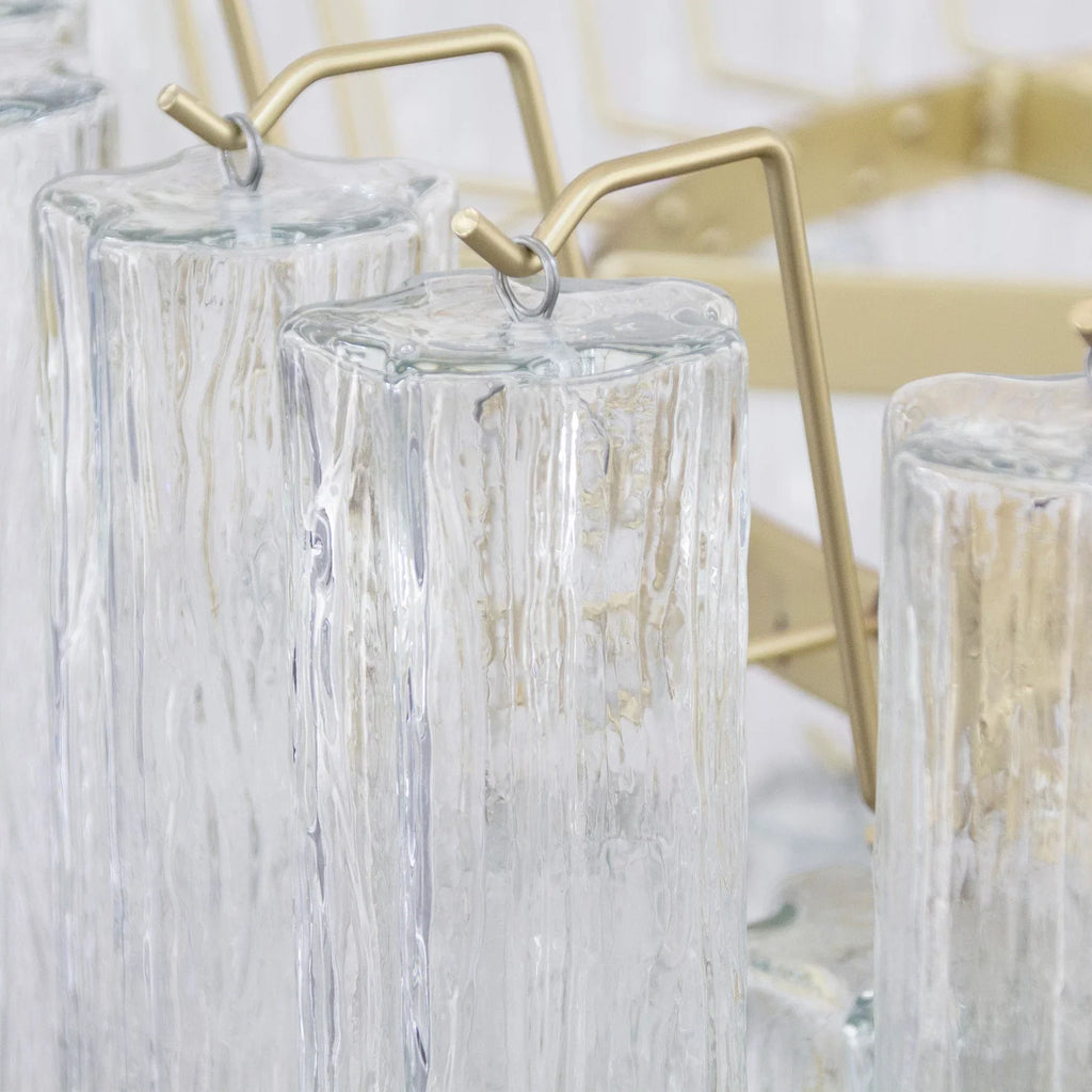 Murano Tronchi Chandelier Ø105 – Crystal Glass