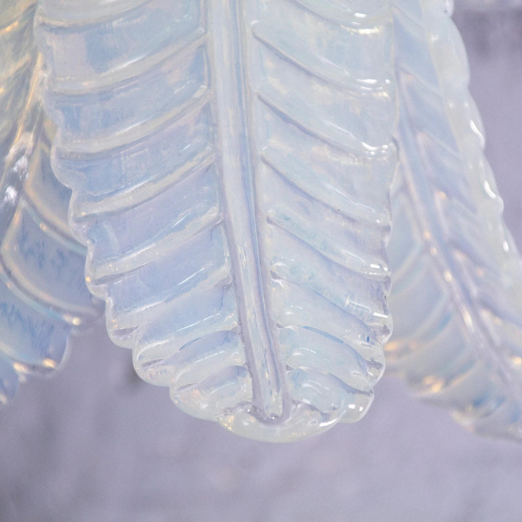 Murano Foglie Chandelier Ø50 Opal