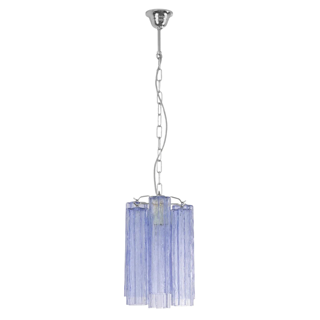 Murano Indaco Tronchi Chandelier Ø24 – 6 Tubes